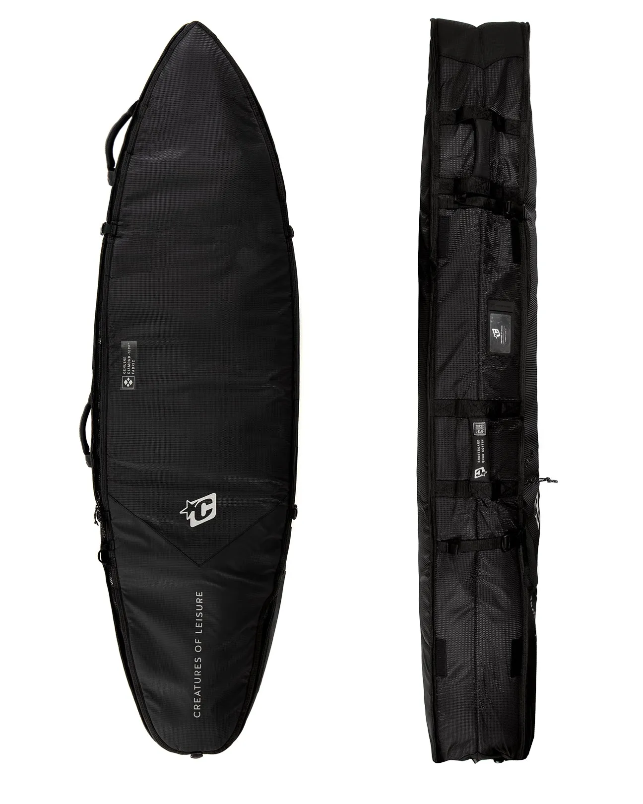 Shortboard Quad Coffin DT2.0 : Black
