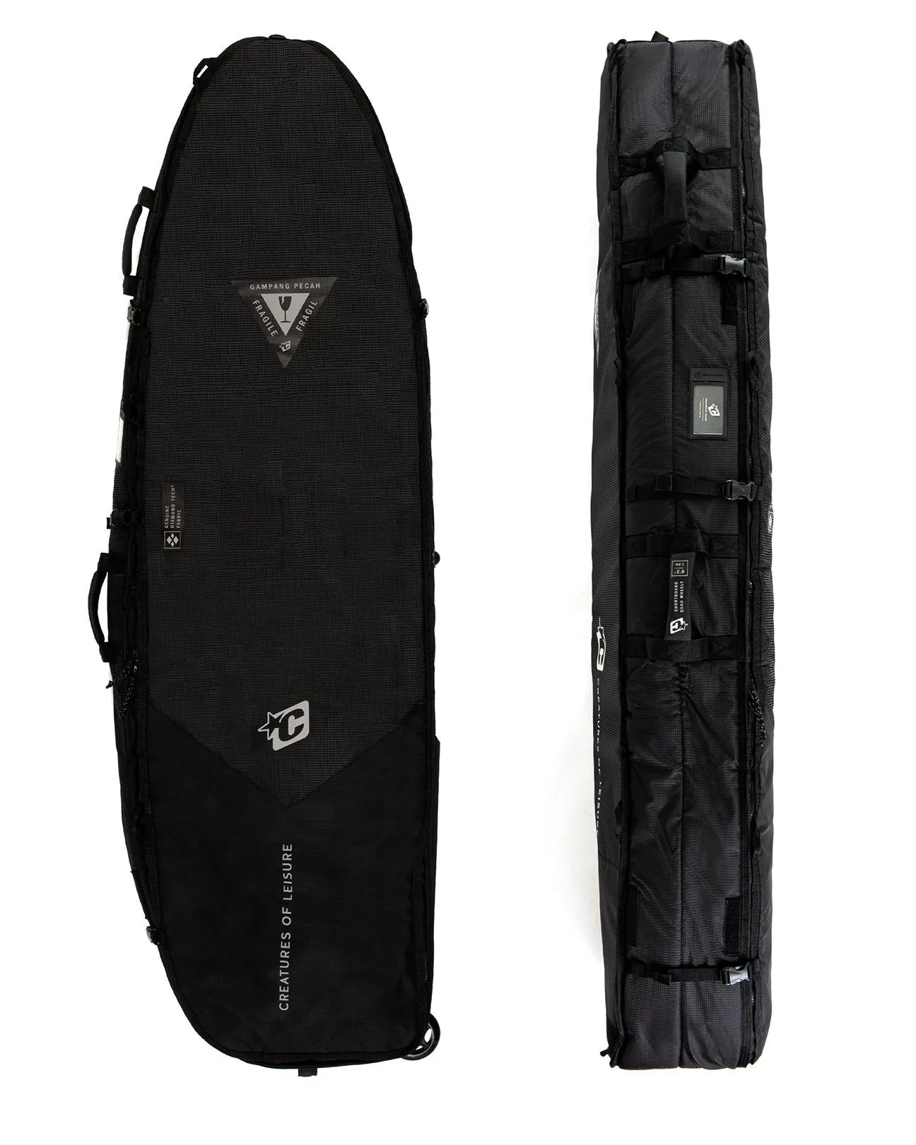 Shortboard Quad Wheely DT2.0 | Black