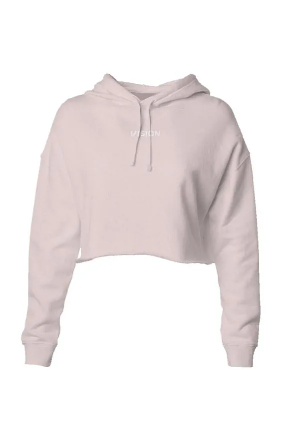 Signature V1SION Lightweight Cropped Hoodie "Blush"