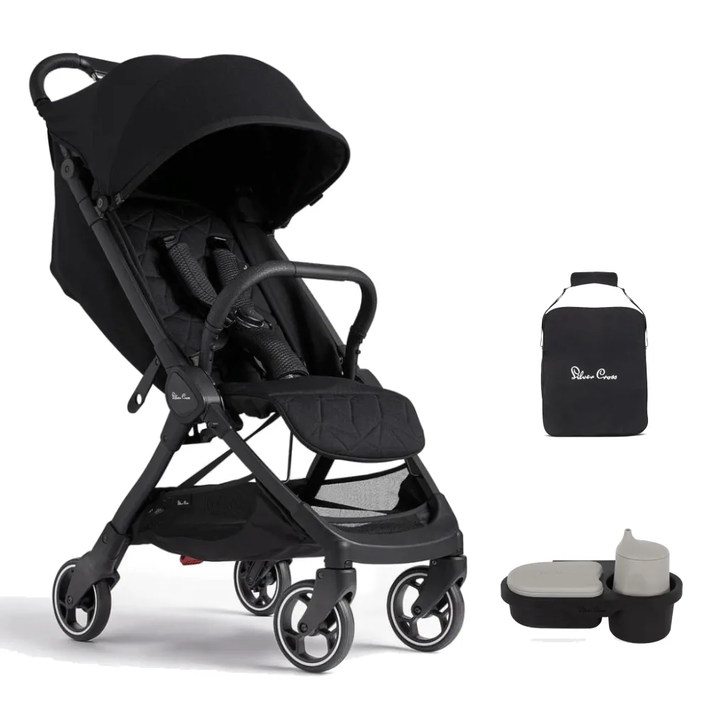 Silver Cross Clic 2024 Stroller with Snack Tray and Travel Bag - Space