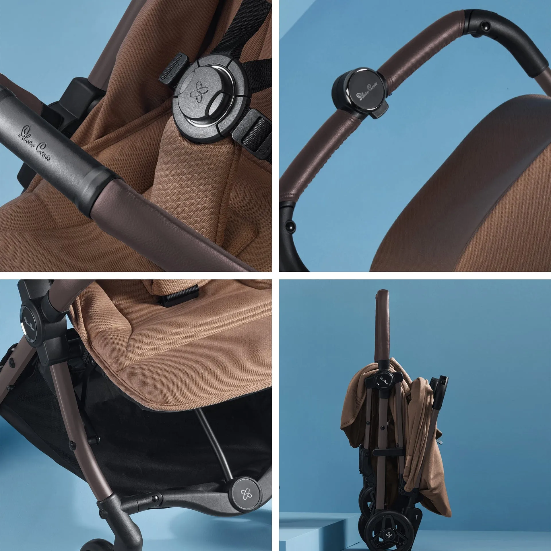 Silver Cross Jet 5 Stroller - Cinnamon