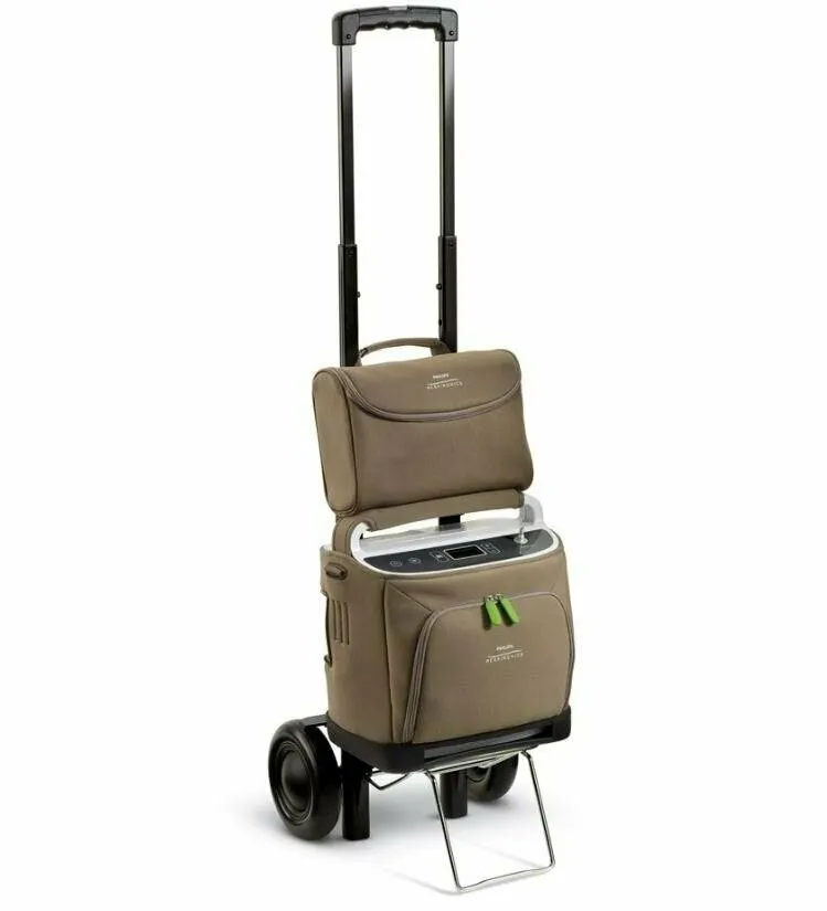 SimplyGo Portable Oxygen Concentrator with Cart   Receive a $150 Gift Card