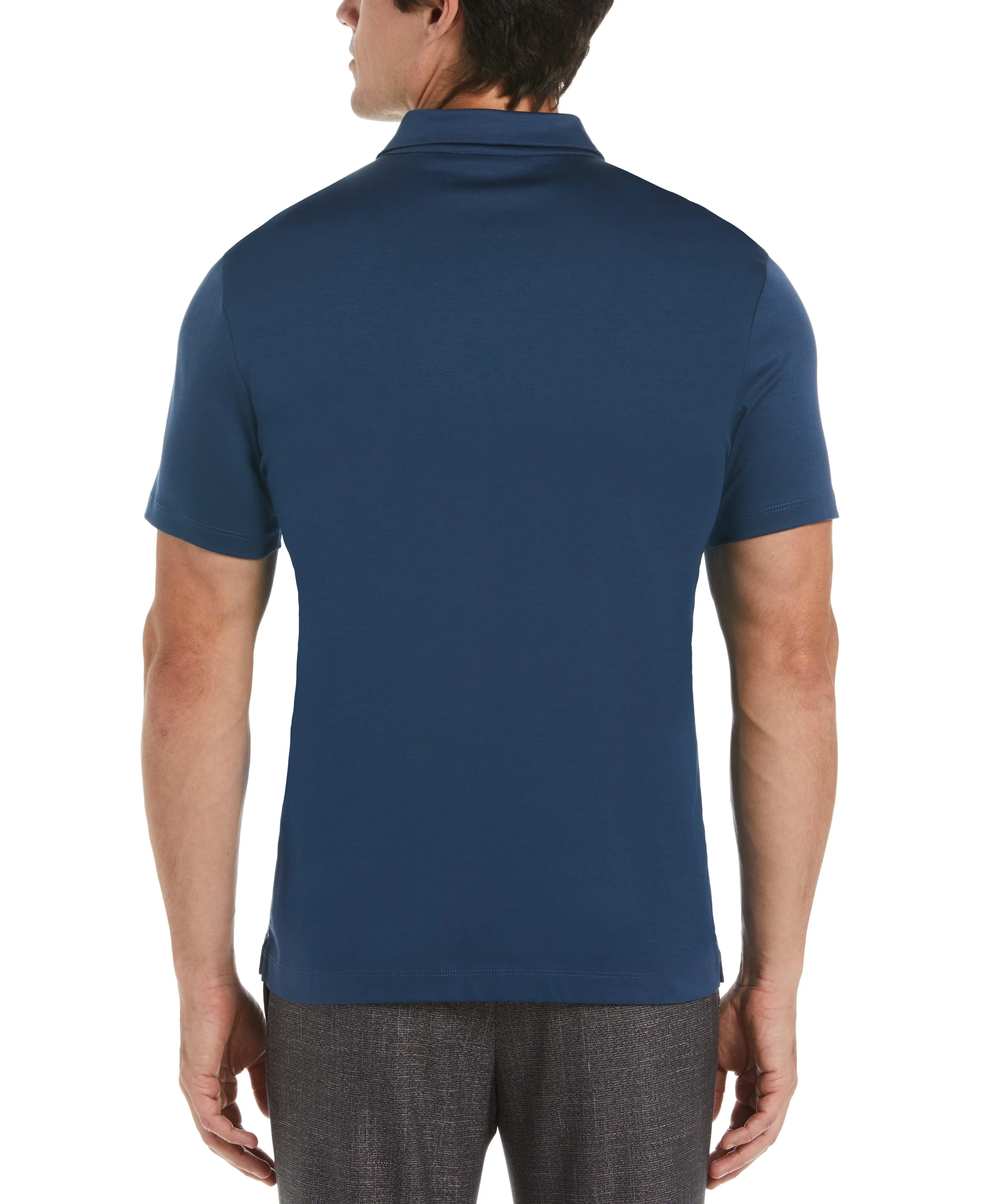 Smart Interlock Solid Polo