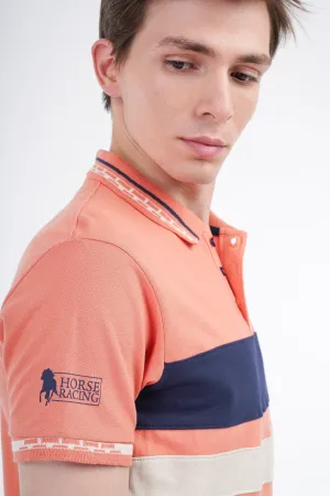Sporty Peach Polo
