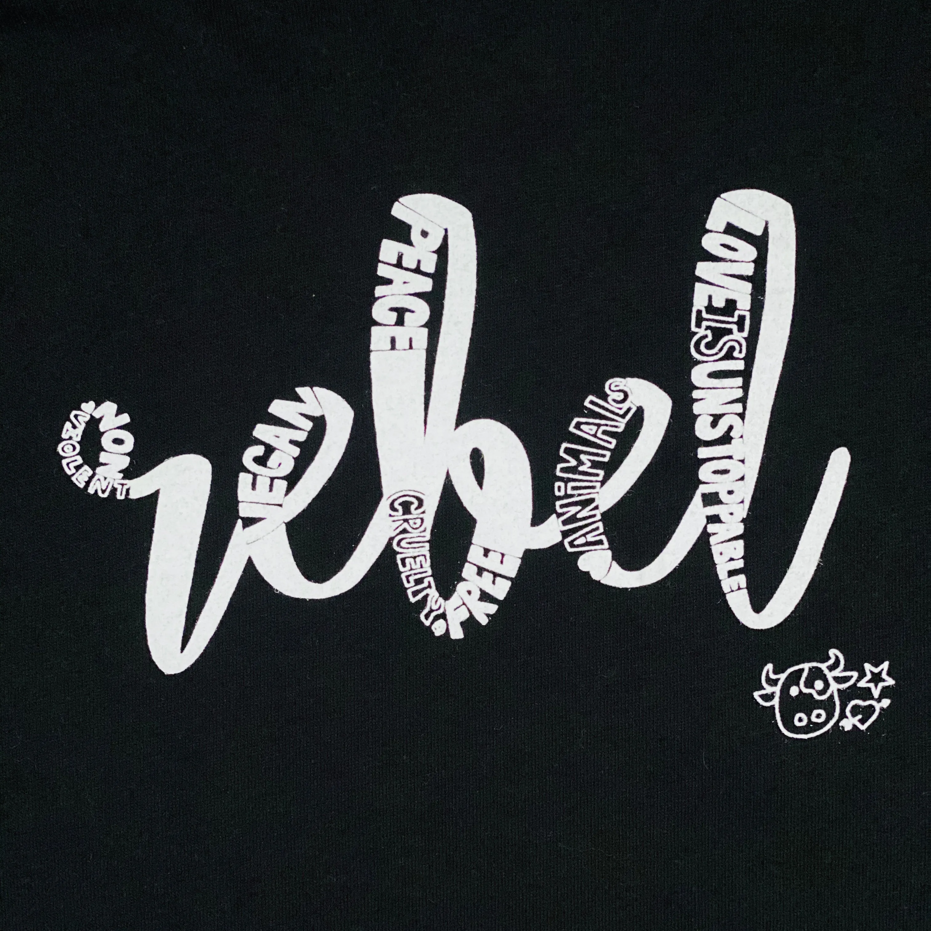 (S/S 2020) Rebel lightweight cinched cropped hoodie in BLACK