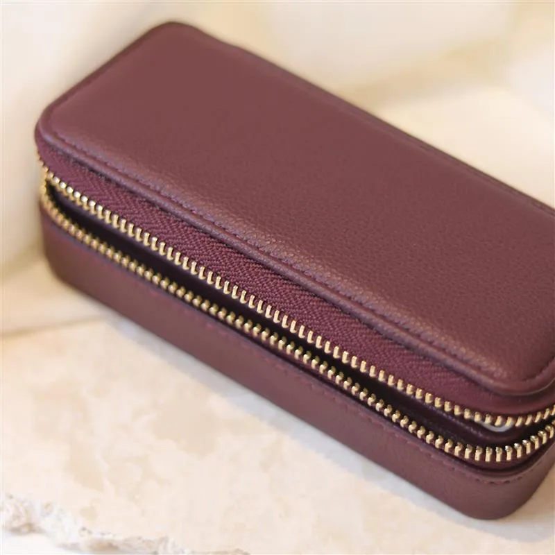 Stackers Burgundy Travel Jewellery Box - Medium