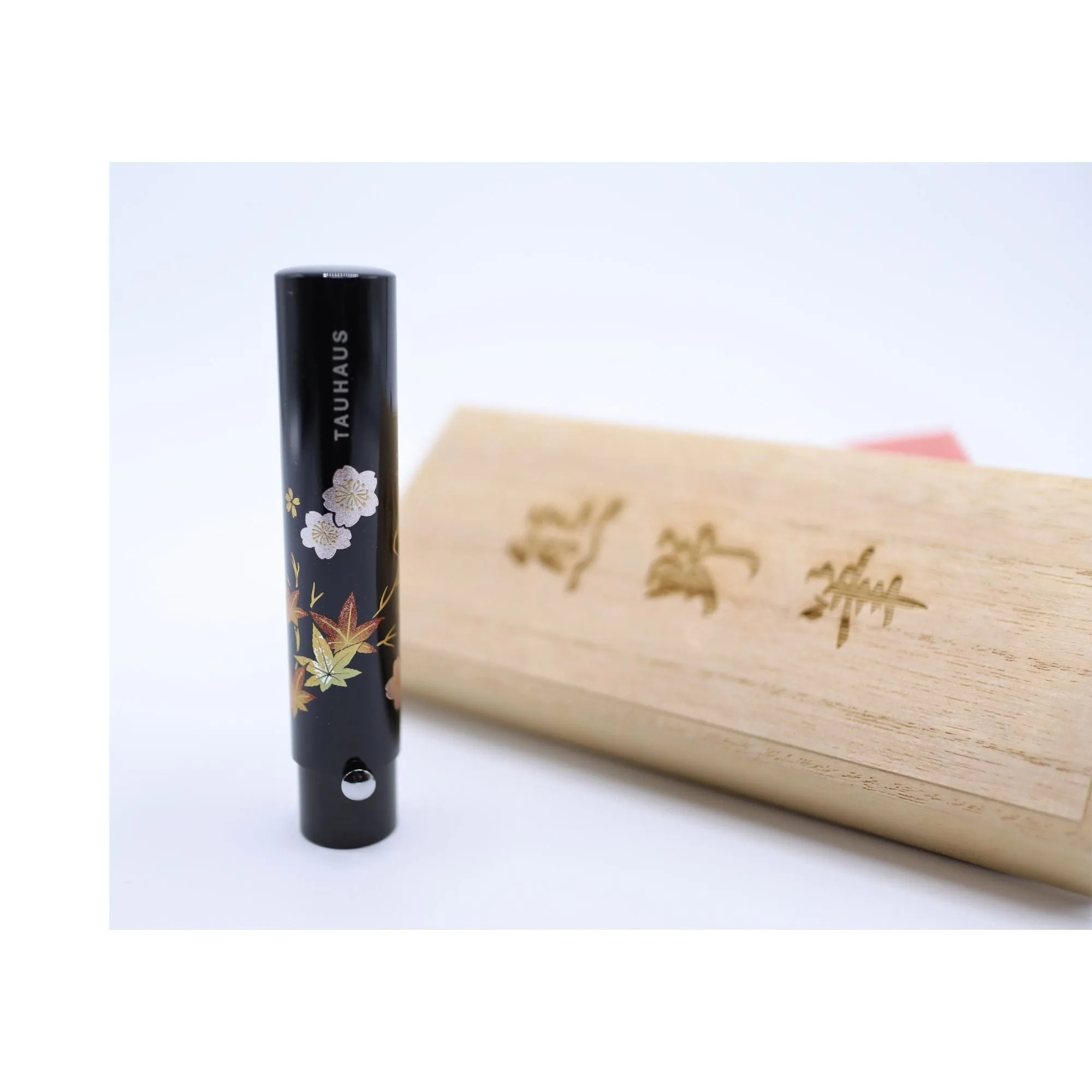 Tauhaus Sakura/Autumn Leaf O-21 Portable Brush, Makie Series