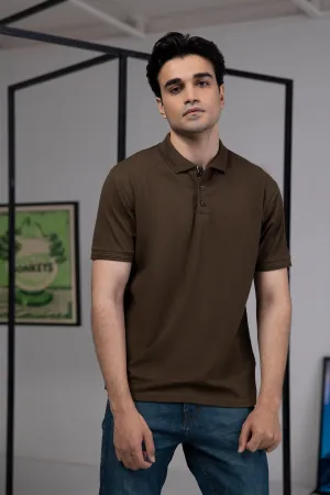 Textured Cotton Polo