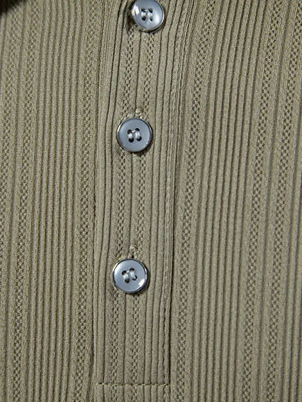 Textured Polo Shirt for Men's Everyday Wear
