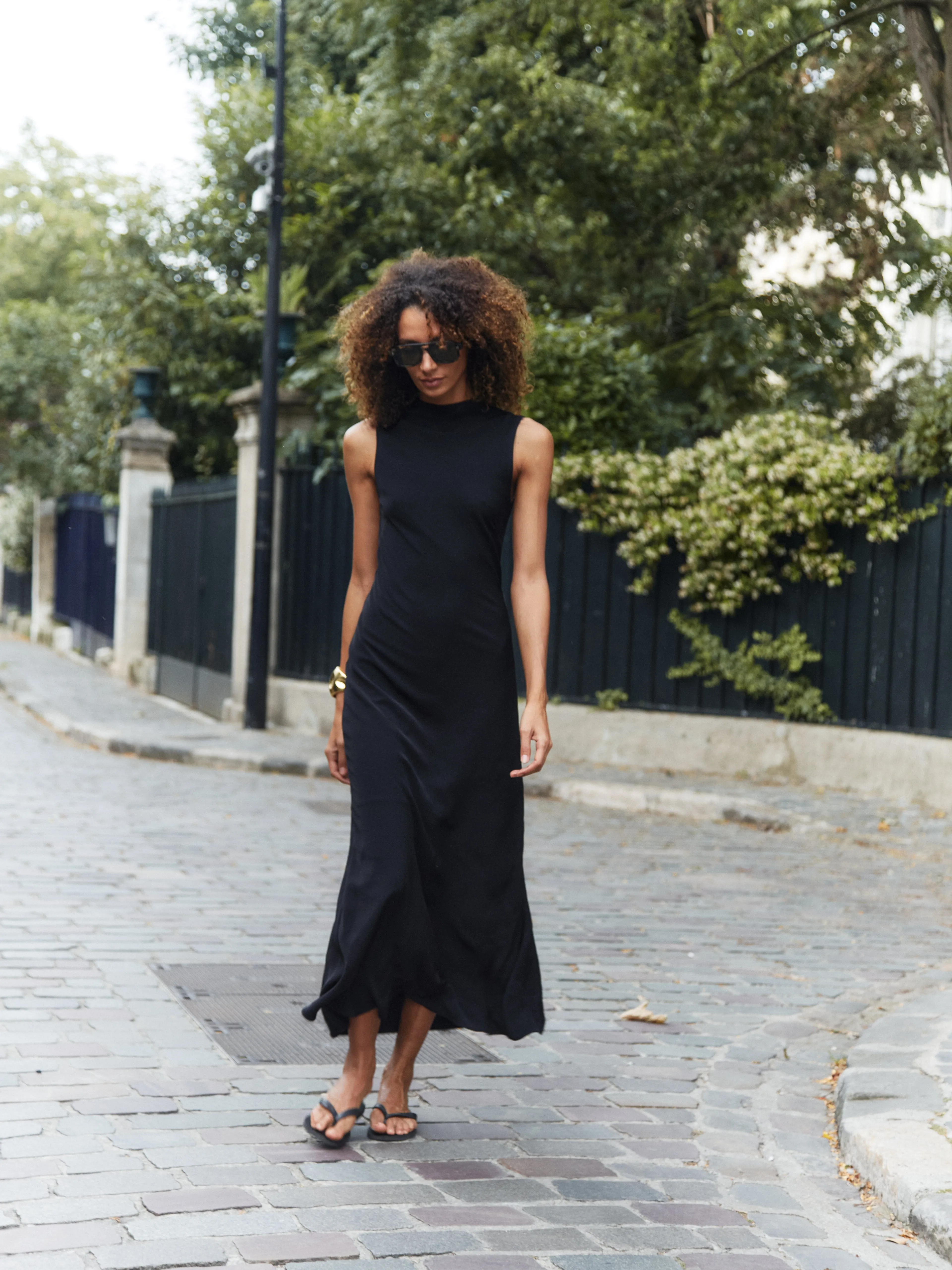 The Bias Dress in Crepe