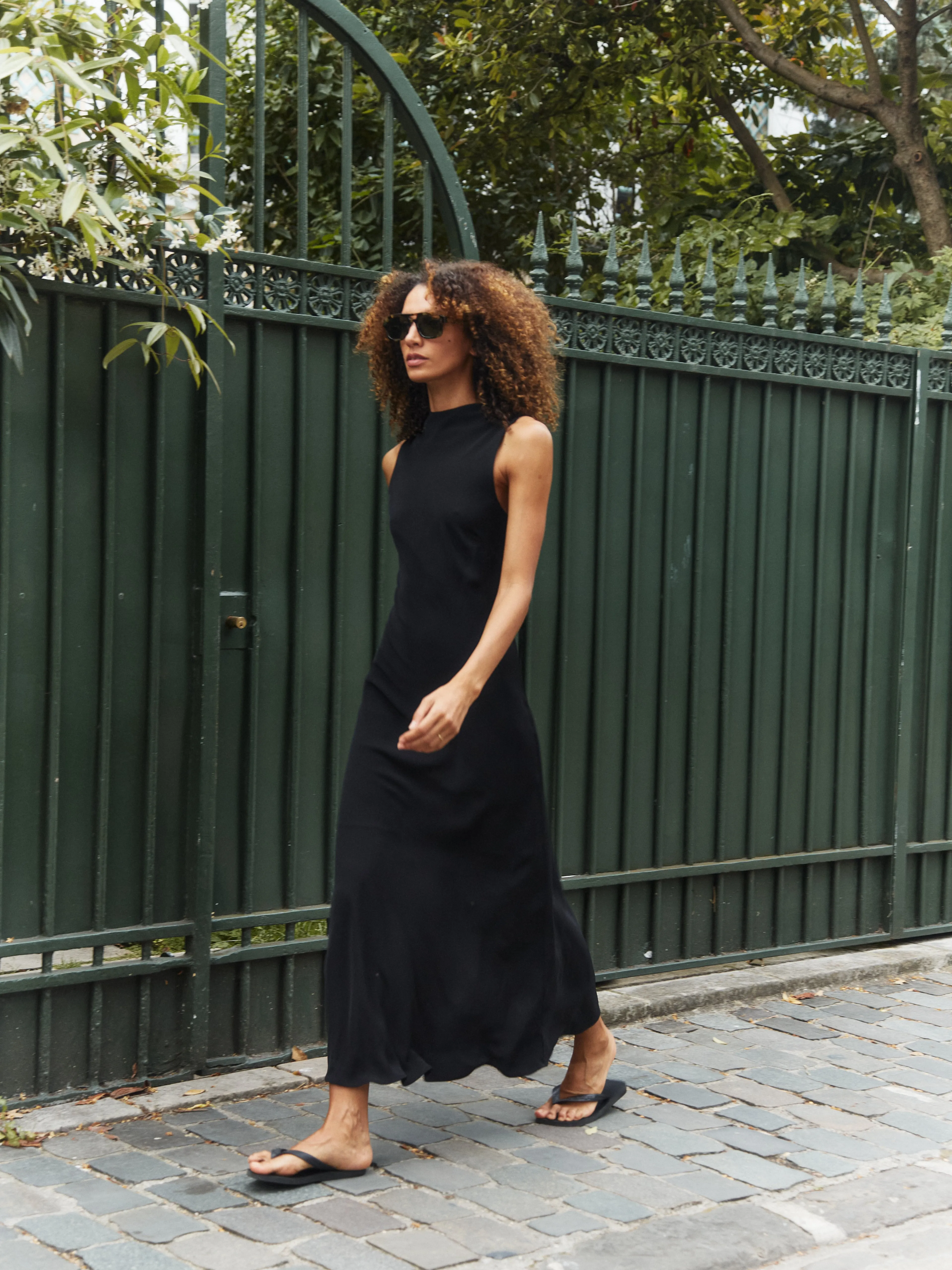The Bias Dress in Crepe