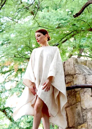 The Valentina Creme Caftan Dress