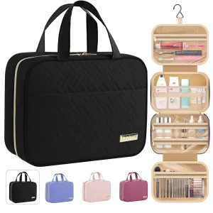 Travel Toiletry Bag Waterproof Makeup Bag With Hook for Women and Men