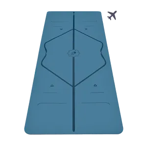 VNP Liforme Classic Travel Yoga Mat Blue - Handled