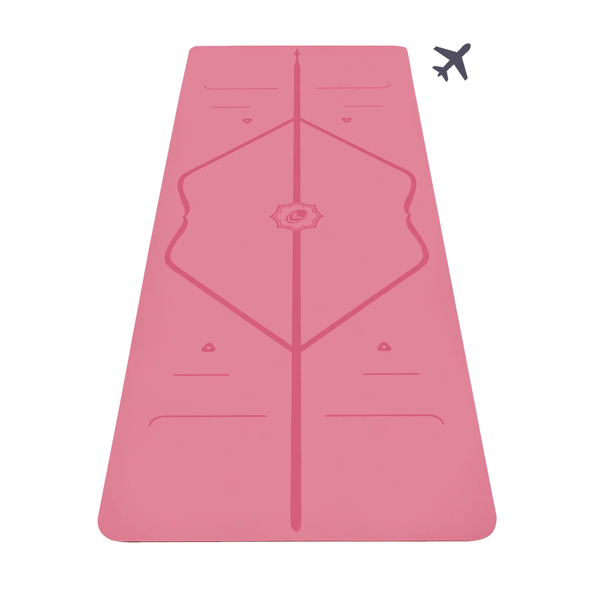 VNP Liforme Classic Travel Yoga Mat Pink - Handled