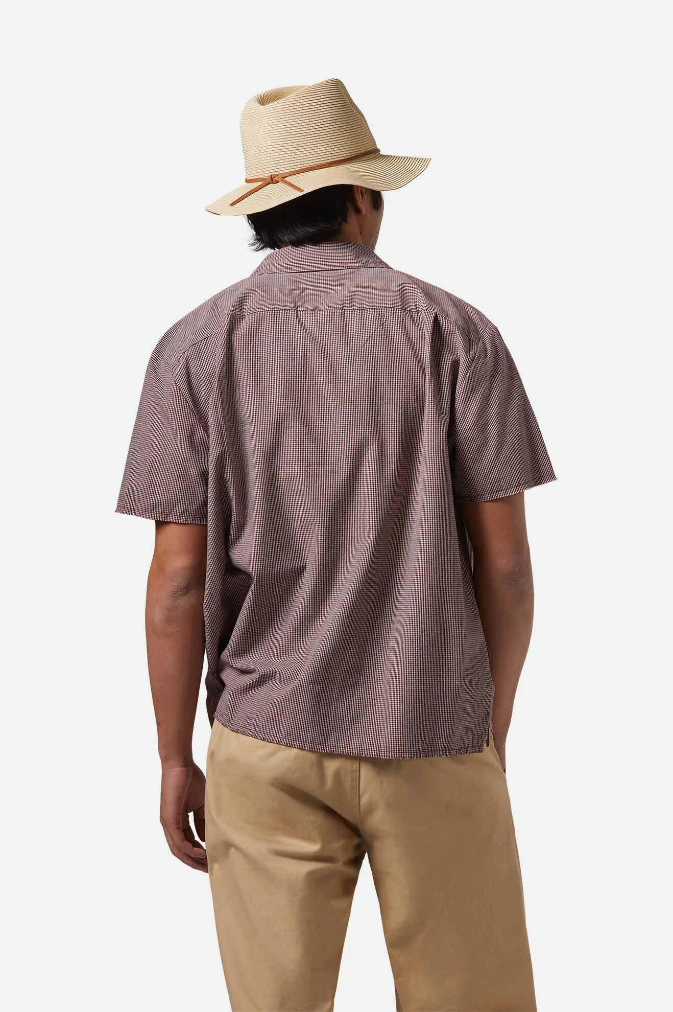 Wesley Straw Packable Fedora - Tan