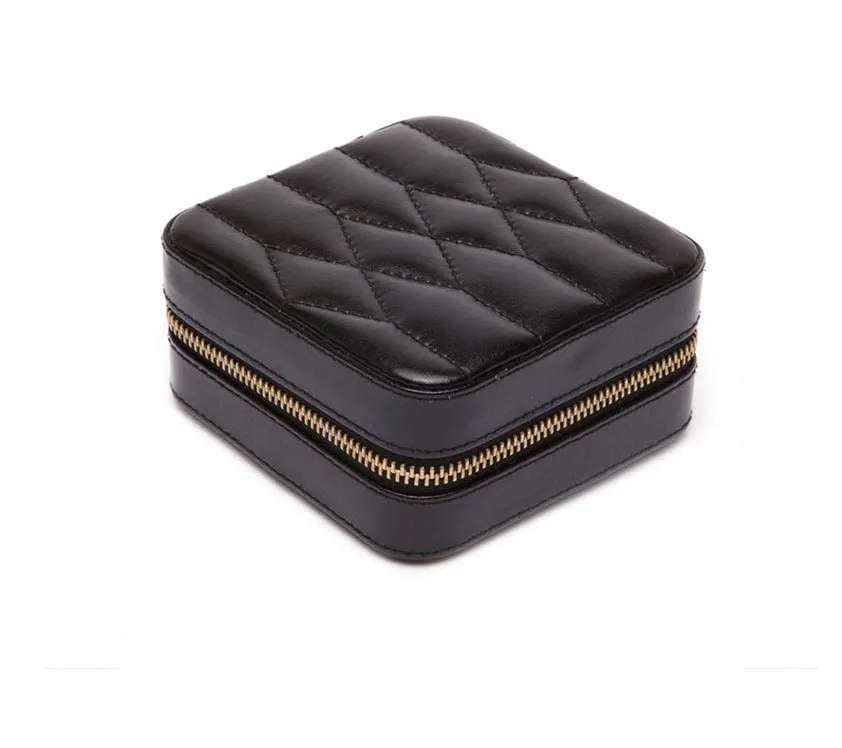 WOLF Caroline Black Jewelry Travel Case
