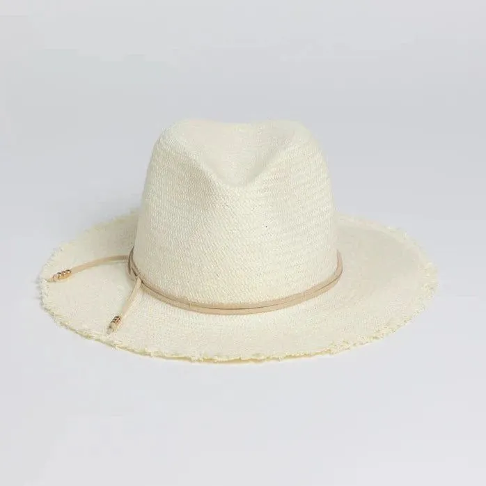 Women's Classic Packable Travel Hat with Fringe