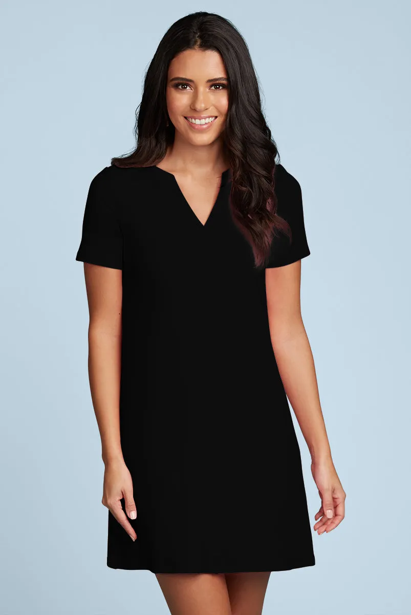 Women's Judy P | Paige Short Sleeve T-Shirt Dress | Black