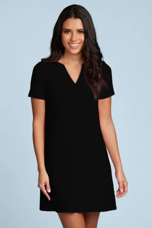 Women's Judy P | Paige Short Sleeve T-Shirt Dress | Black