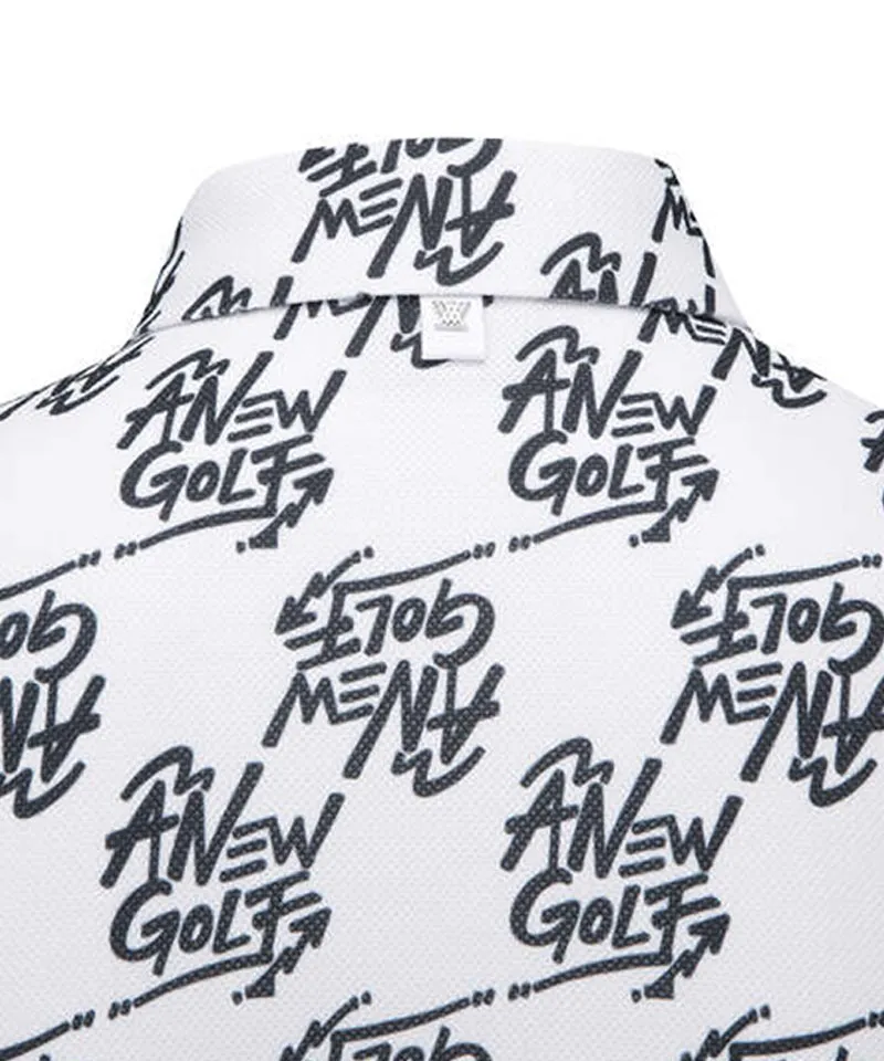Women's Logo Pattern Short T-Shirt - White