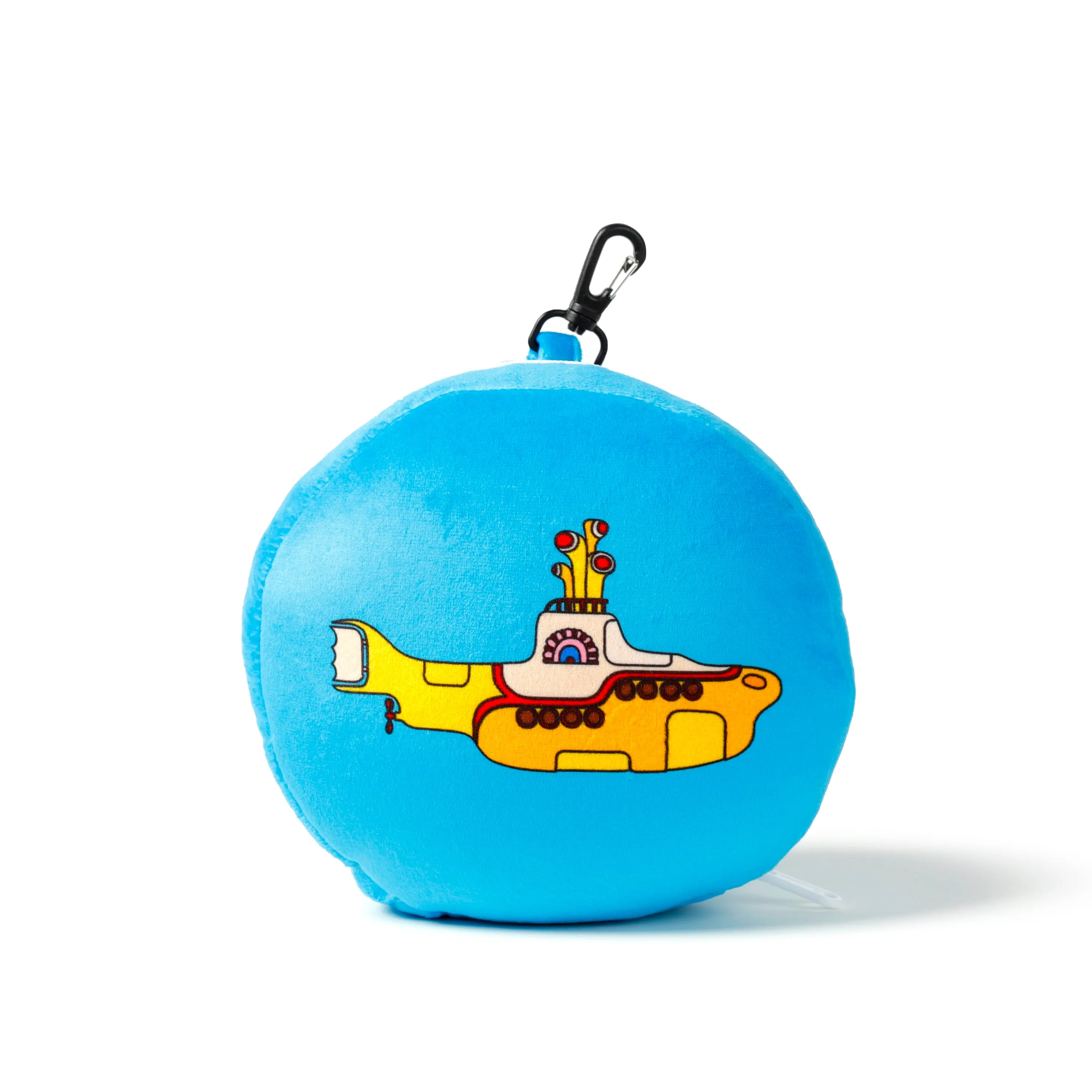 Yellow Submarine Relaxeazzz Plush Round Travel Pillow & Eye Mask Set