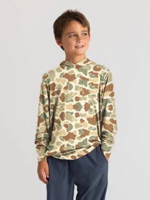 Youth Bamboo Shade Hoodie - Vintage Camo